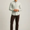 Leichtes Stretch-Flanell-Hemd Leichtes Stretch-Flanell-Hemd