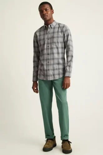 Leichtes Stretch-Flanell-Hemd
