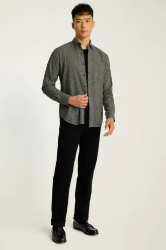 Leichtes Stretch-Flanell-Hemd