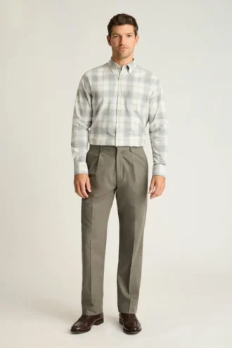 Leichtes Stretch-Flanell-Hemd