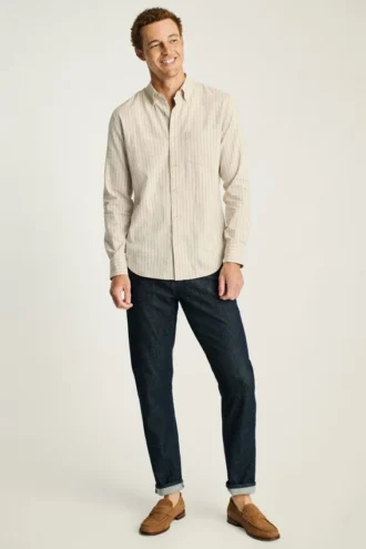 Leichtes Stretch-Flanell-Hemd