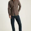 Leichtes Stretch-Flanell-Hemd Leichtes Stretch-Flanell-Hemd