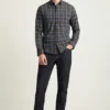 Leichtes Stretch-Flanell-Hemd