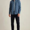 Leichtes Stretch-Flanell-Hemd Leichtes Stretch-Flanell-Hemd