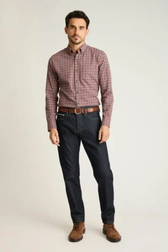 Leichtes Stretch-Flanell-Hemd