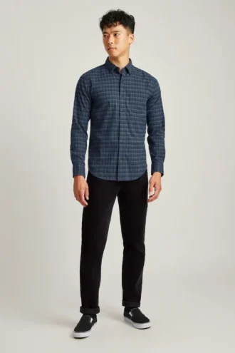 Leichtes Stretch-Flanell-Hemd