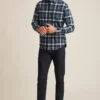 Leichtes Stretch-Flanell-Hemd Leichtes Stretch-Flanell-Hemd