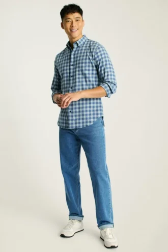 Leichtes Stretch-Flanell-Hemd