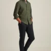 Leichtes Stretch-Flanell-Hemd Leichtes Stretch-Flanell-Hemd