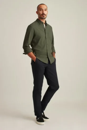 Leichtes Stretch-Flanell-Hemd