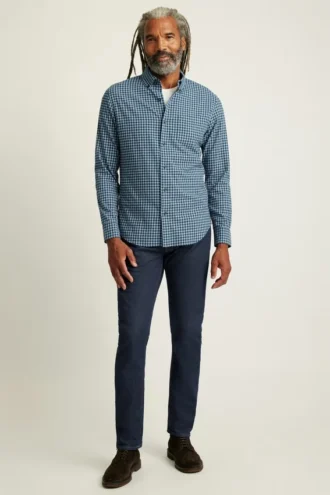 Leichtes Stretch-Flanell-Hemd