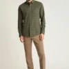Leichtes Stretch-Flanell-Hemd Leichtes Stretch-Flanell-Hemd