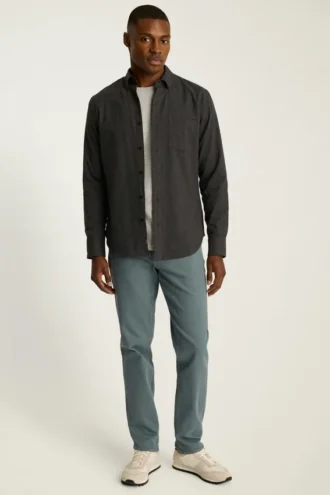 Leichtes Stretch-Flanell-Hemd