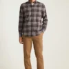 Leichtes Stretch-Flanell-Hemd Leichtes Stretch-Flanell-Hemd