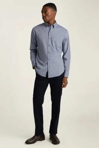 Leichtes Stretch-Flanell-Hemd