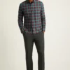 Leichtes Stretch-Flanell-Hemd Leichtes Stretch-Flanell-Hemd