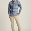 Leichtes Stretch-Flanell-Hemd Leichtes Stretch-Flanell-Hemd
