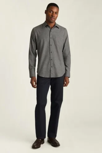 Leichtes Stretch-Flanell-Hemd