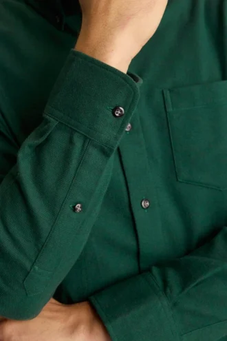 Leichtes Stretch-Flanell-Hemd