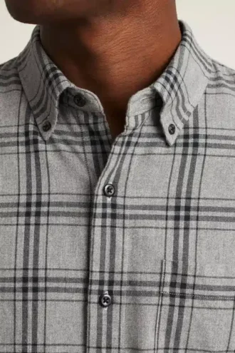 Leichtes Stretch-Flanell-Hemd