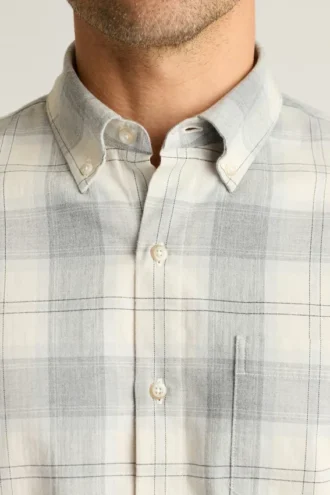 Leichtes Stretch-Flanell-Hemd