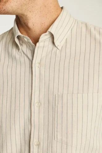 Leichtes Stretch-Flanell-Hemd