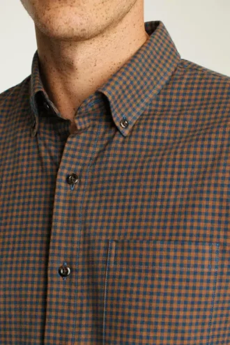 Leichtes Stretch-Flanell-Hemd