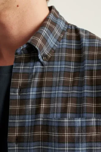 Leichtes Stretch-Flanell-Hemd