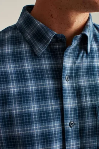 Leichtes Stretch-Flanell-Hemd