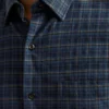 Leichtes Stretch-Flanell-Hemd Leichtes Stretch-Flanell-Hemd