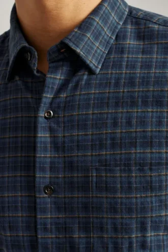 Leichtes Stretch-Flanell-Hemd