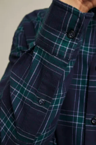 Leichtes Stretch-Flanell-Hemd