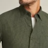 Leichtes Stretch-Flanell-Hemd Leichtes Stretch-Flanell-Hemd