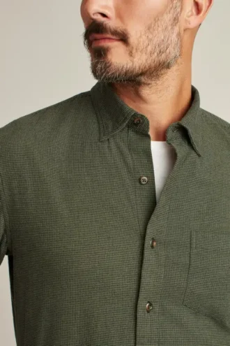 Leichtes Stretch-Flanell-Hemd