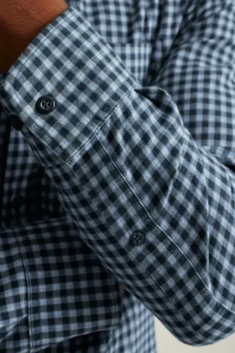 Leichtes Stretch-Flanell-Hemd