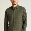 Leichtes Stretch-Flanell-Hemd Leichtes Stretch-Flanell-Hemd