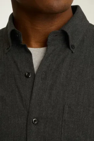 Leichtes Stretch-Flanell-Hemd