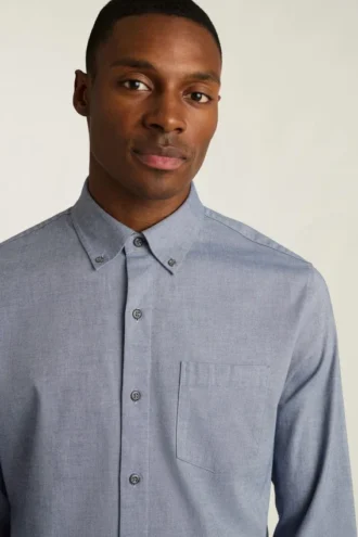 Leichtes Stretch-Flanell-Hemd