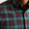 Leichtes Stretch-Flanell-Hemd Leichtes Stretch-Flanell-Hemd