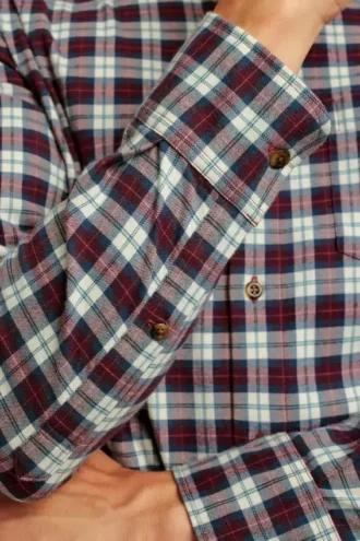 Leichtes Stretch-Flanell-Hemd
