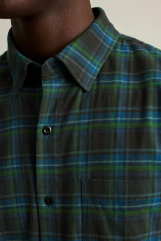 Leichtes Stretch-Flanell-Hemd