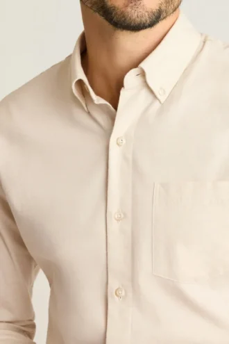Leichtes Stretch-Flanell-Hemd