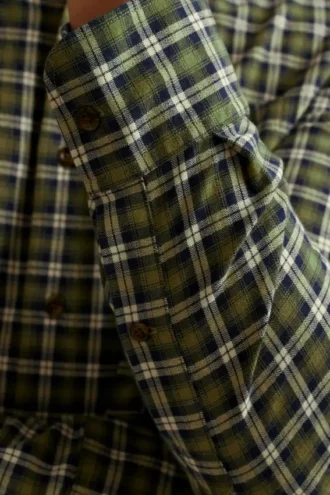 Leichtes Stretch-Flanell-Hemd