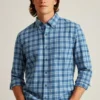 Leichtes Stretch-Flanell-Hemd Leichtes Stretch-Flanell-Hemd