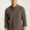 Leichtes Stretch-Flanell-Hemd Leichtes Stretch-Flanell-Hemd