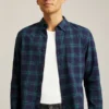 Leichtes Stretch-Flanell-Hemd Leichtes Stretch-Flanell-Hemd