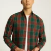 Leichtes Stretch-Flanell-Hemd Leichtes Stretch-Flanell-Hemd