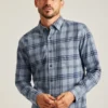 Leichtes Stretch-Flanell-Hemd Leichtes Stretch-Flanell-Hemd