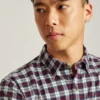 Leichtes Stretch-Flanell-Hemd Leichtes Stretch-Flanell-Hemd