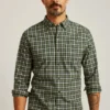 Leichtes Stretch-Flanell-Hemd Leichtes Stretch-Flanell-Hemd